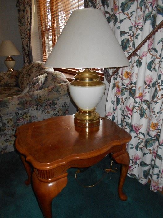 Second End Table and Lamp