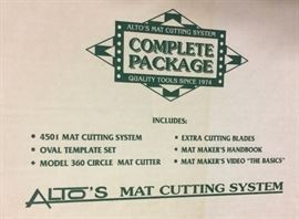 Complete Kit - never used Altos Matt Cutting System