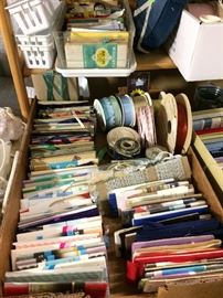 seam binding and ribbon