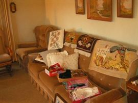 Sofa and Matching Chair