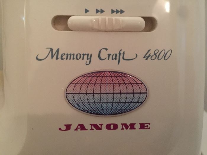 Janome Memory Craft 4800 sewing machine
