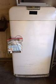 1957 Frigidaire Refrigerator/Freezer in fine working condition with original owner's manual!