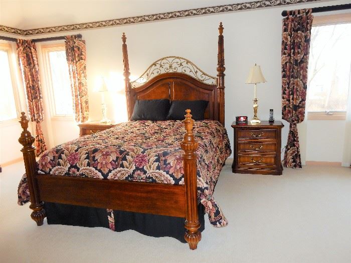 Beautifully appointed  Queen sized Master Bedroom Suite by Stanley Furniture Company