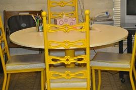 DINETTE TABLE AND CHAIRS