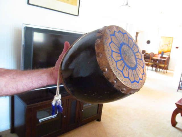 Japanese antique drum