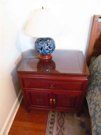 Rosewood bed side table