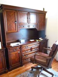 Beautiful Office Desk, with Filing Cabinet and Matching