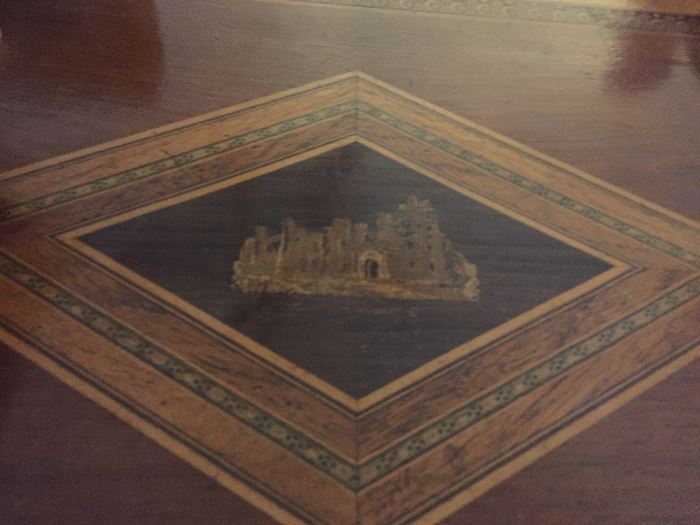Inlaid into table (last pic)