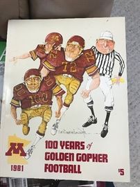 1981 Golden Gopher Football 