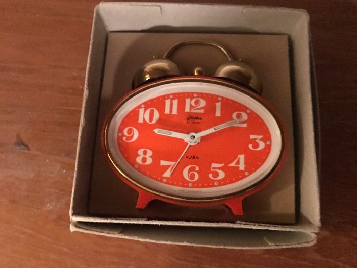 Vintage Alarm Clock in Box