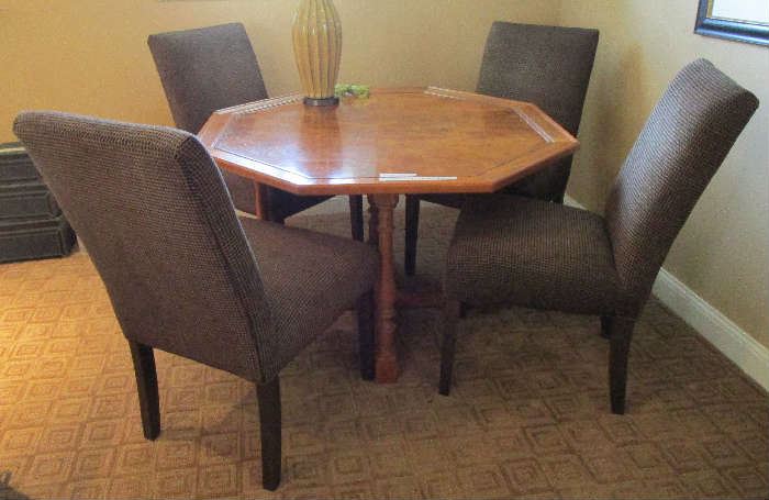 Ethan Allen chairs.  Table priced separately.