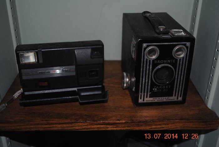 Several old cameras