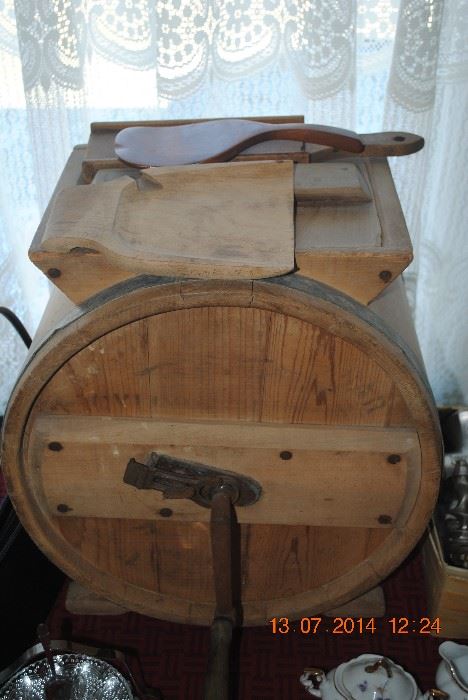 Old Butter Churn
