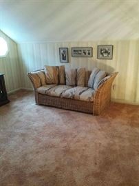 Wicker sofa $125.00
