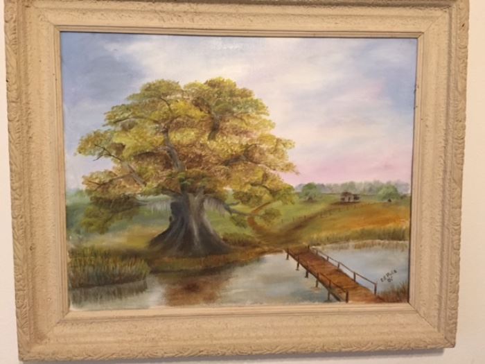 Oil Painting signed EB Puls '83