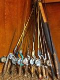 antique fishing reels and rods