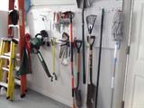 Husky 5 ft and 8 ft step ladders, like new.