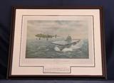 This beautiful print was signed by Lt. Col. Jimmy Doolittle, who personally led a crew on a "top secret", highly destructive attack on Japan.