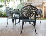 Heavy Duty Cast Alluminum Patio Set.