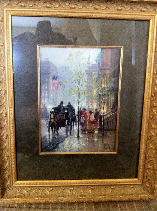 G. Harvey, "Along Park Avenue",
number 20/750