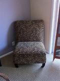 tiger striped chair
