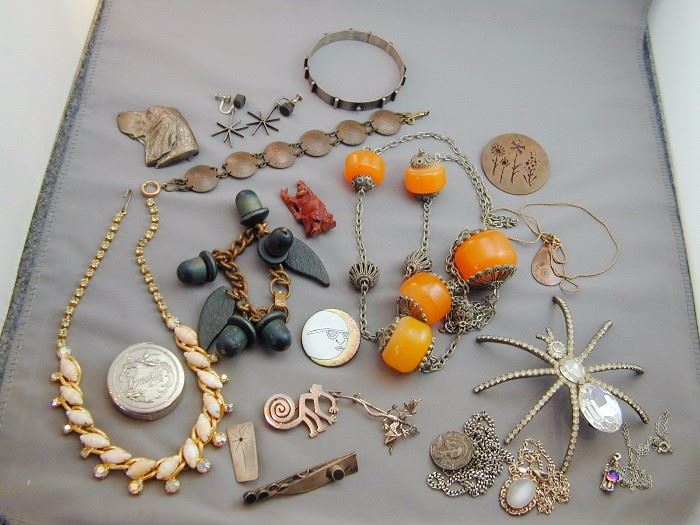 Assorted Sterling & Costume Jewerly