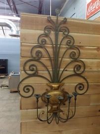 FIVE LIGHT CANDLE HOLDER