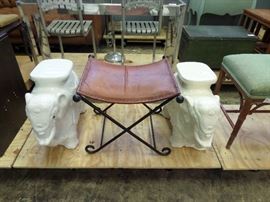 YARD SEATING, DRESSING BENCH