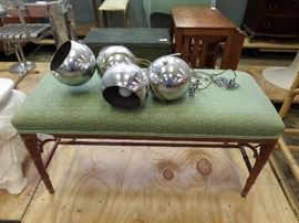 ONE OF 2 MATCHING BENCHES