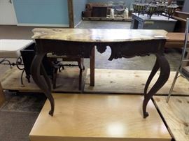 FAUX MARBLE HALL TABLE