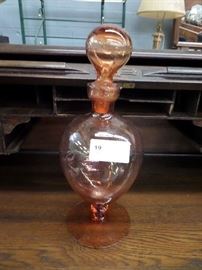 HAND BLOWN BOTTLE