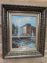 OIL ON CANVAS WITH WONDERFUL FRAME