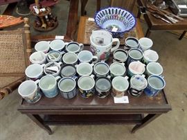 COLLECTION OF ROYAL COPENHAGEN MUGS