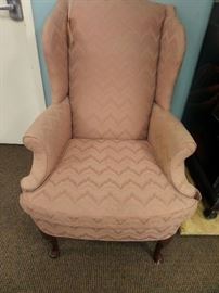PEACH WING CHAIR