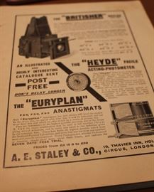 old photography advertising