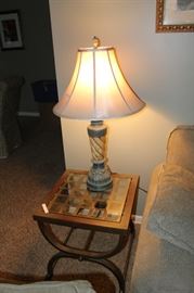 Love these tables and lamps (2 of each)