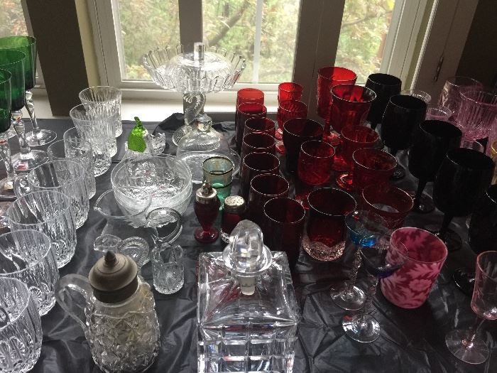 Drinkware, Ruby Red Glassware 