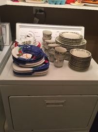 Dryer,  Christmas Dishes 