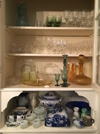 Antique Glassware, Hobnail Glass, Carnival Glass, Depression Glass, Pressed Glass
