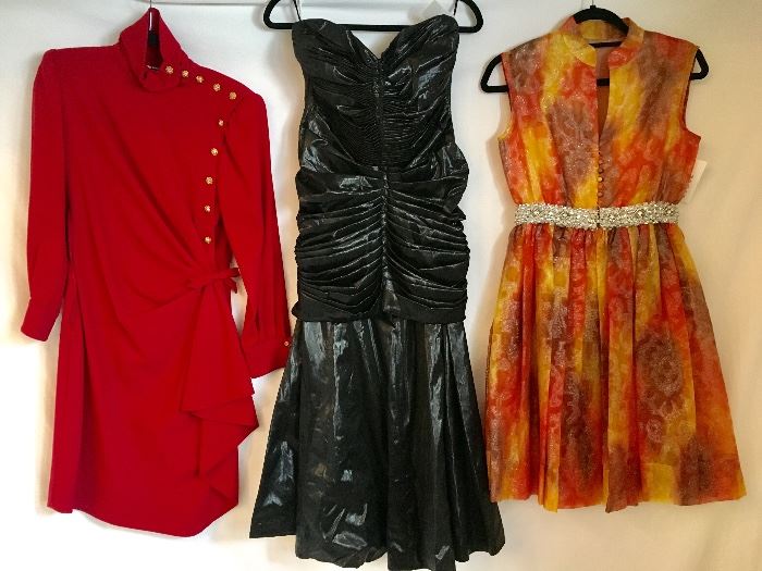 80s Ungaro, amazing Wet Look 80s Etienne Brunel - Paris Couture Evening Gown!,
Malcolm Starr