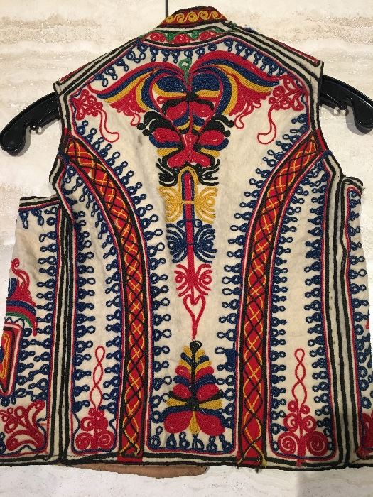 Old colorful vest 