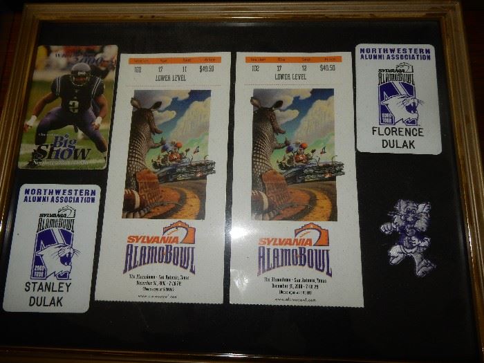 Northwestern football collectibles