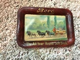Pre-prohibition Bevo Anheuser Busch Tip Tray