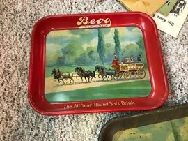 Pre-prohibition Anheuser Busch Bevo Tray