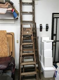 Wood Rung Ladders