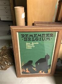 WWII World War II Bond Poster