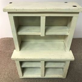 Child's cupboard measuring 25" tall and 9" deep