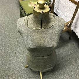 Vintage clothing/designer body form- there is some tape on the inside, this piece is very old and very intricate.