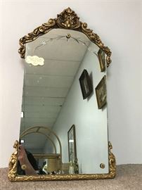 Beautiful Art Deco Mirror- Beautifully designed with attention paid to the details. Measures 16.5" x 29"