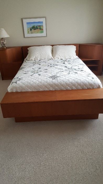 Full view of the bed